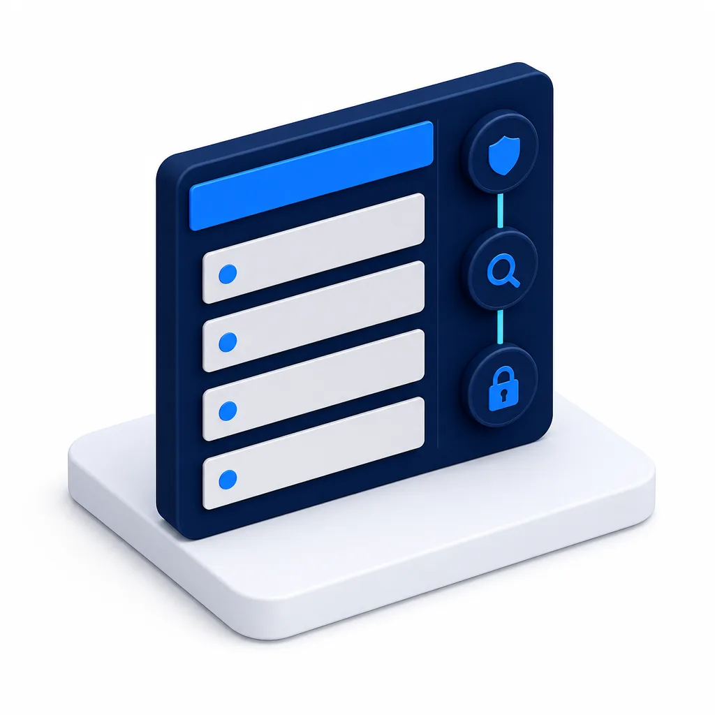 Console de sécurité affichant l'état des postes protégés et la chronologie d'une alerte