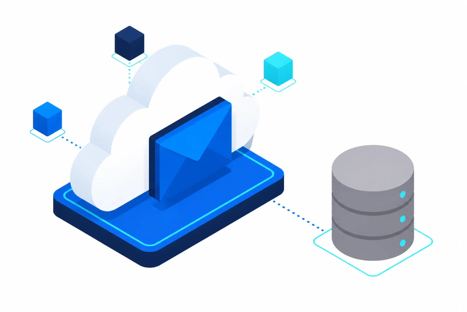 Boîtes mail cloud et copie de sauvegarde séparée